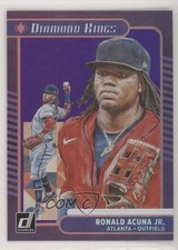 2021 Panini Donruss Diamond Kings Holo Purple Ronald Acuna Jr #16 1u6