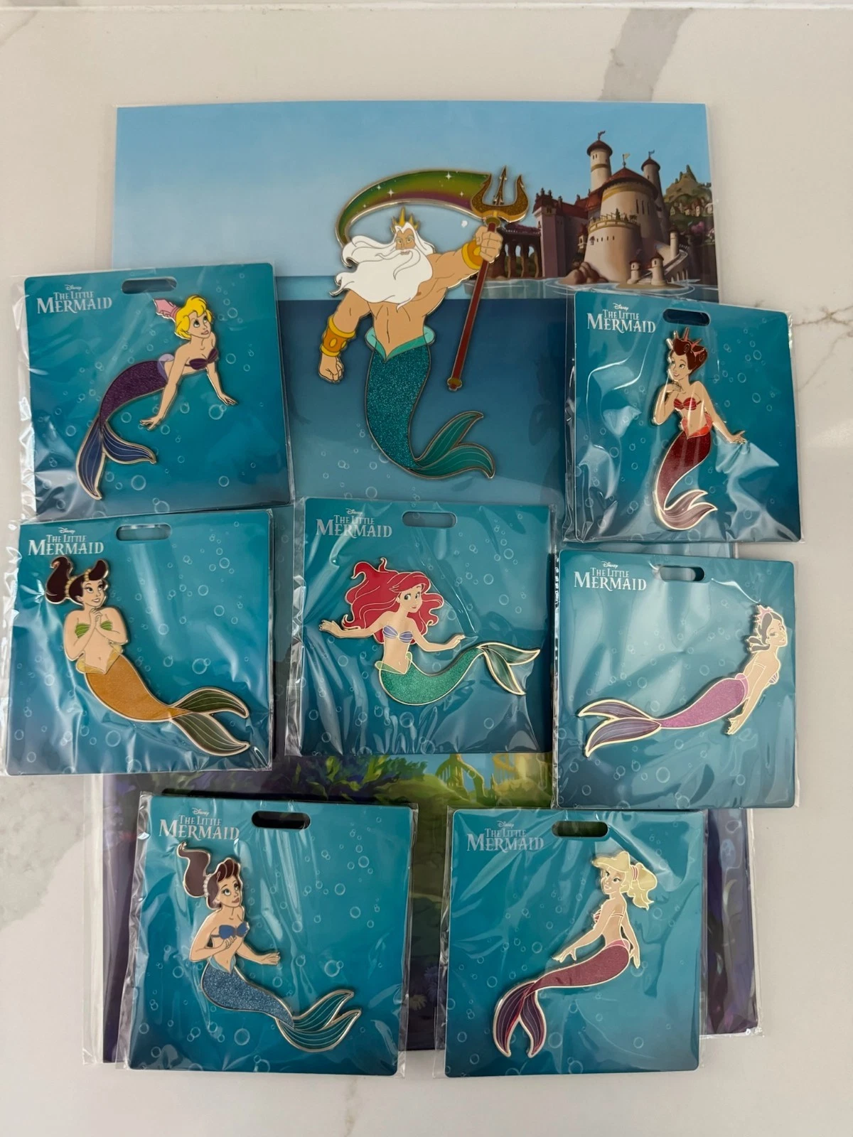 WDI MOG Exclusive Disney Limited Edition 300 The Little Mermaid Pin Set