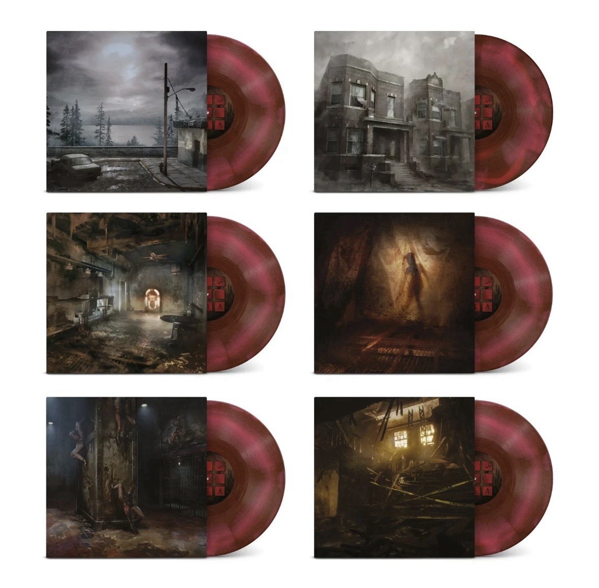 Silent Hill 2 Vinyl Soundtrack Limited Edition Deluxe Box Set 6 LP
