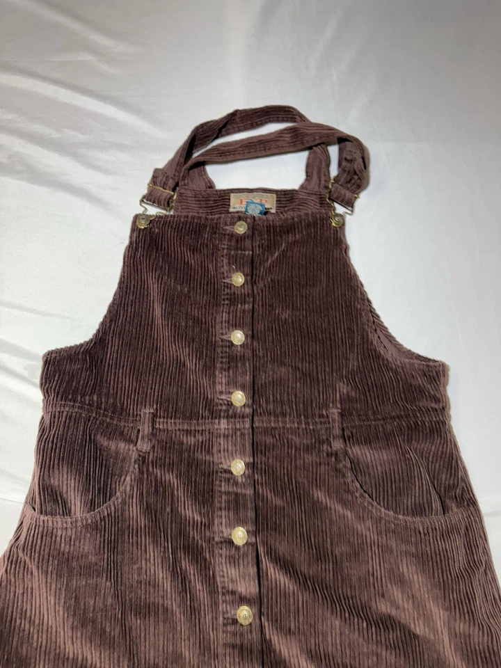 Vestido Mono Pana Vintage Para Mujer Talla Grande Años 90 Expression Mall Grunge Y2K Foto 3 de 4