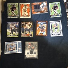 Chicago Bears Panini NFL Football Card Lot, Langford, Trubisky, Cutler, Forte