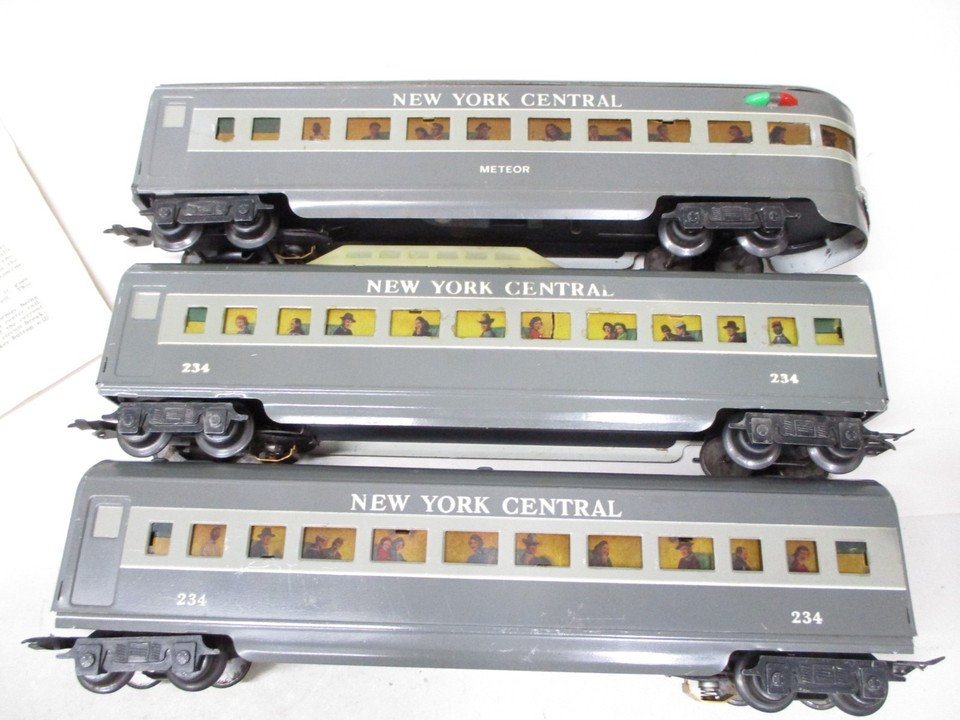Marx 35250 NYC Passenger Set 333, Gray Meteor Cars OB O gauge X8918 | eBay