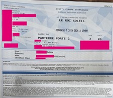 Le Roi Soleil - Straßburg Zenith / 07.06.2026 15:00 Uhr / Super Platz im Parkett