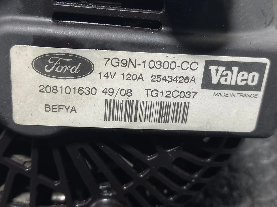 Alternador Ford Fiesta 2007-2015 1,2 L SNJA Foto 4 de 4