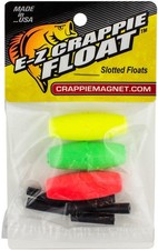 E-Z Crappie Float Fishing Equipment, 1.5,Yellow,Green,Red