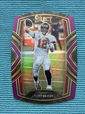 2020 Tom Brady Select Club Level Purple Die Cut (#201)