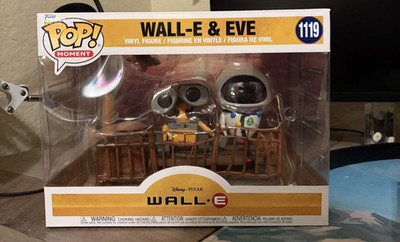 Funko Pop Moments Disney Pixar WALL-E & EVE #1119 Deluxe Vinyl Figure NIB