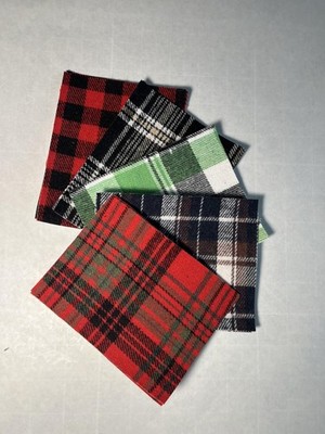 Inside/Outside Decorative Fabric Iron On Patches-Handmade 4'' x 5'', Assorted 