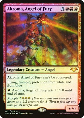 FOIL Akroma, Angel of Fury ~ From the Vault [ EX ] [ Magic MTG ]