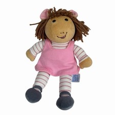 VTG Eden PBS Arthur Little Sister DW Plush 10" Doll Pink Dress by Marc Brown