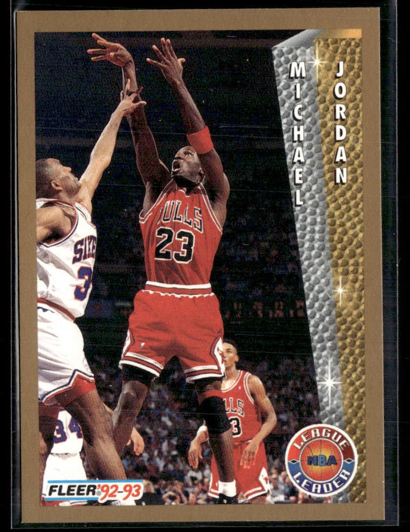 1992-93 Fleer #238 Michael Jordan Bulls Basketball Card 1003I