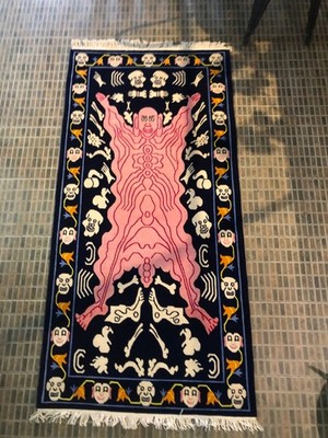 Hand knotted Tibetan Tantra  Traditional carpet ( 90 cm × 180 cm)