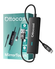OTTOCAST Mirror Touch with Wireless Carplay Adapter, Mirror  Watch... Fast Ship