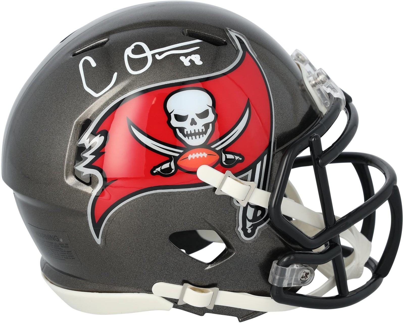 Cade Otton Autographed Signed Tampa Bay Buccaneers Riddell Speed Mini Helmet 