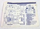 Vintage 1982 GI Joe Attack Vehicle VAMP Instructions Blueprints Original