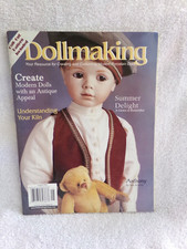 August 2000 "DollMaking" Magazine Resource for Modern Dolls