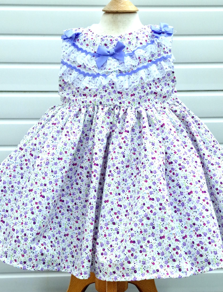 DREAM 0-8 years BABY GIRLS summer lilac floral lined full skirt dress
Opens in a new window or tab