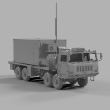 3D Printed 1/72/87/144 Red Flag 9 air defense command vehicle Model Kit/
