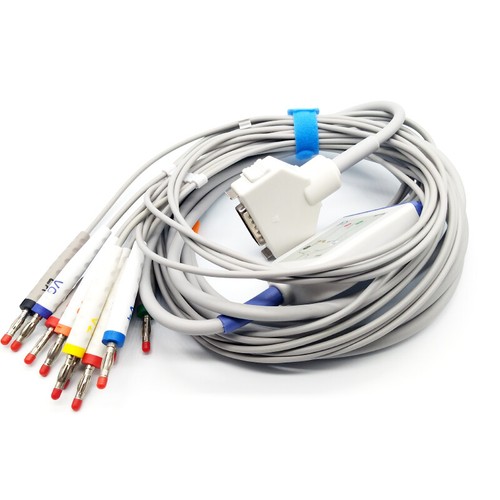 Fukuda Denshi FX-2111 FX-3010 FX-4010 One-piece Series EKG Cable Banana 4.0 AHA - Bild 3 von 5