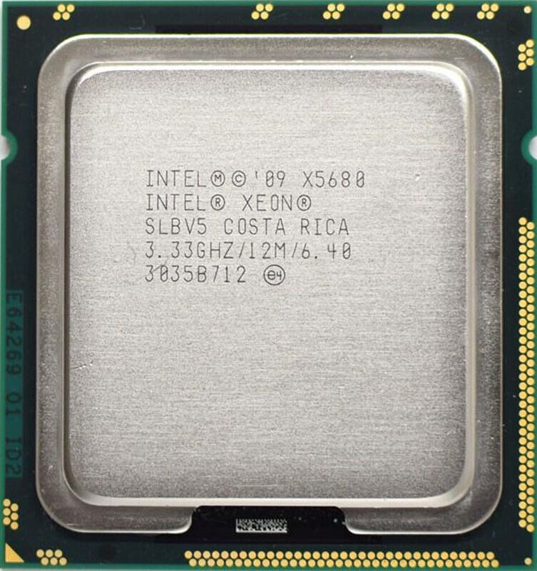 Intel Xeon X5680 3.33GHz 6 Core 12M 6.4 GT/s QPI LGA1366 Intel Xeon X5680 3.33GHz 6 Core 12M 6.4 GT/s QPI LGA1366