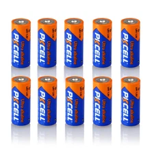 PKCELL 10Pcs Size N Batteries E90 LR1 MN9100 1.5V Alkaline Battery