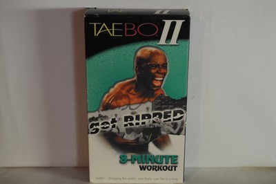 Tae Bo II, get ripped 8 minute workout, exercise video, VHS format