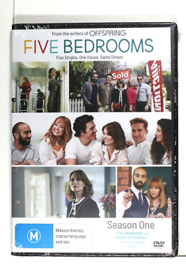 Five Bedrooms : Season 1 - Kat Stewart : 3 DVD Set Region 4 New Sealed