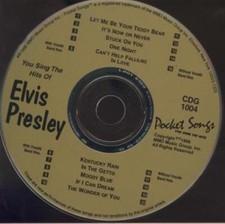Pocket Songs: You Sing The Hits Of Elvis Presley CD G KARAOKE MUSIC AUDIO CD