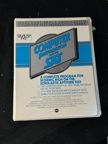Manuel de préparation informatique pour la version SAT IBM PC & PCjr avec supports 5,25