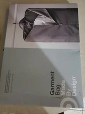 New Made By Design Garment Bag Zip Closure Hang/Fold Lightweight Compact Gray