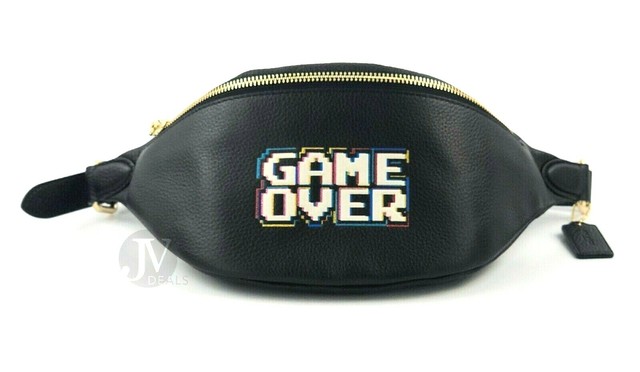 coach pac man belt bag