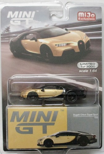 BUGATTI CHIRON SUPER SPORT BIANCO #440 MIJO TSM MODELLO MINI GT