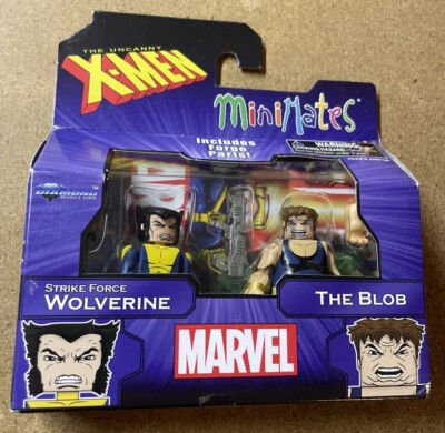 Marvel Minimates Series 60 Uncanny X-Men Strike Force Wolverine / Forge & Blob