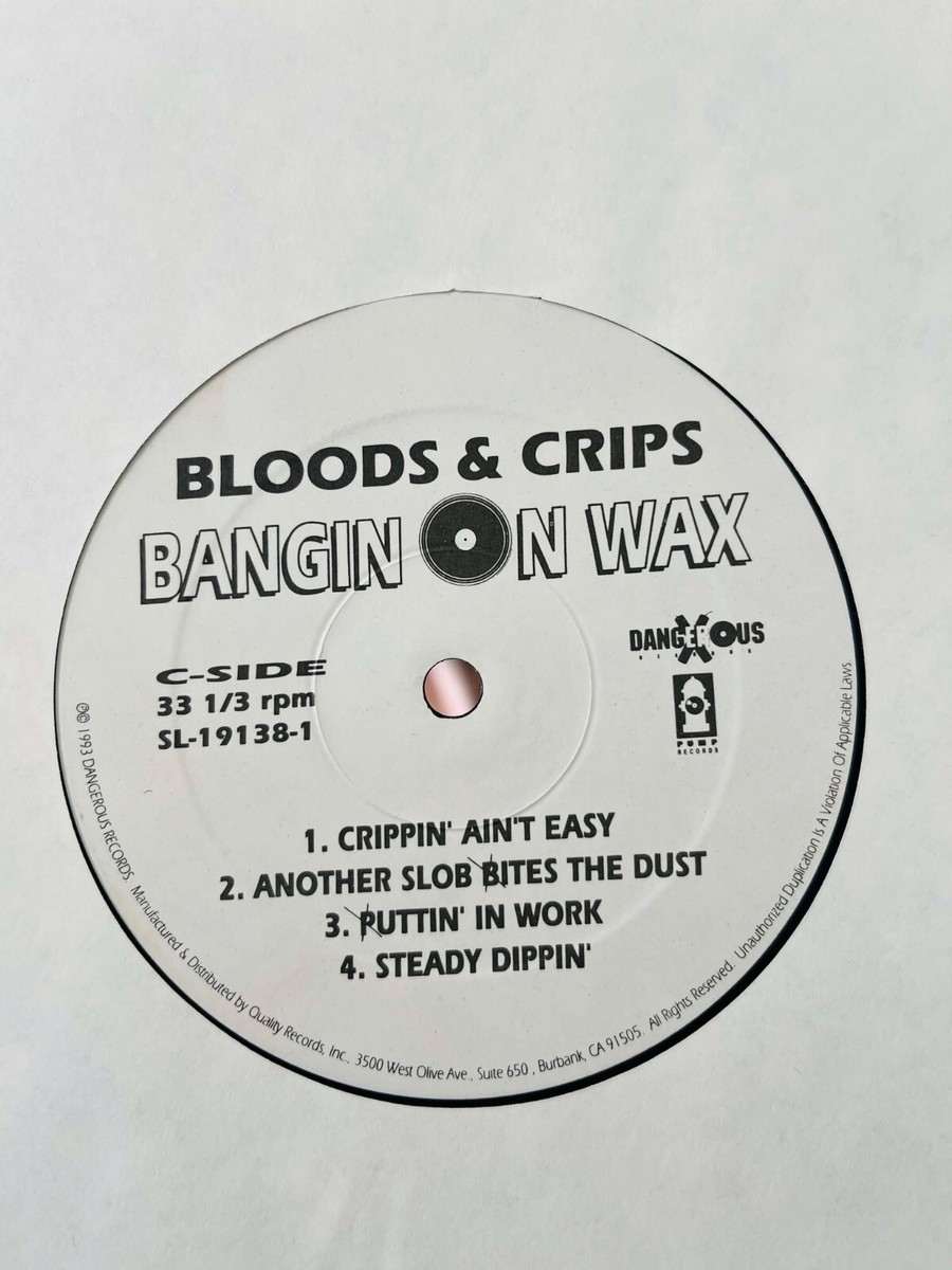 Bloods & Crips / Bangin on… (2LP) G-FUNK Bloods & Crips - Bangin On Wax - Music & Performance - Vinyl