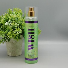 Bath  Body Works WISH Vanilla  Apple Fizz Diamond Shimmer Mist 8 oz New RARE 