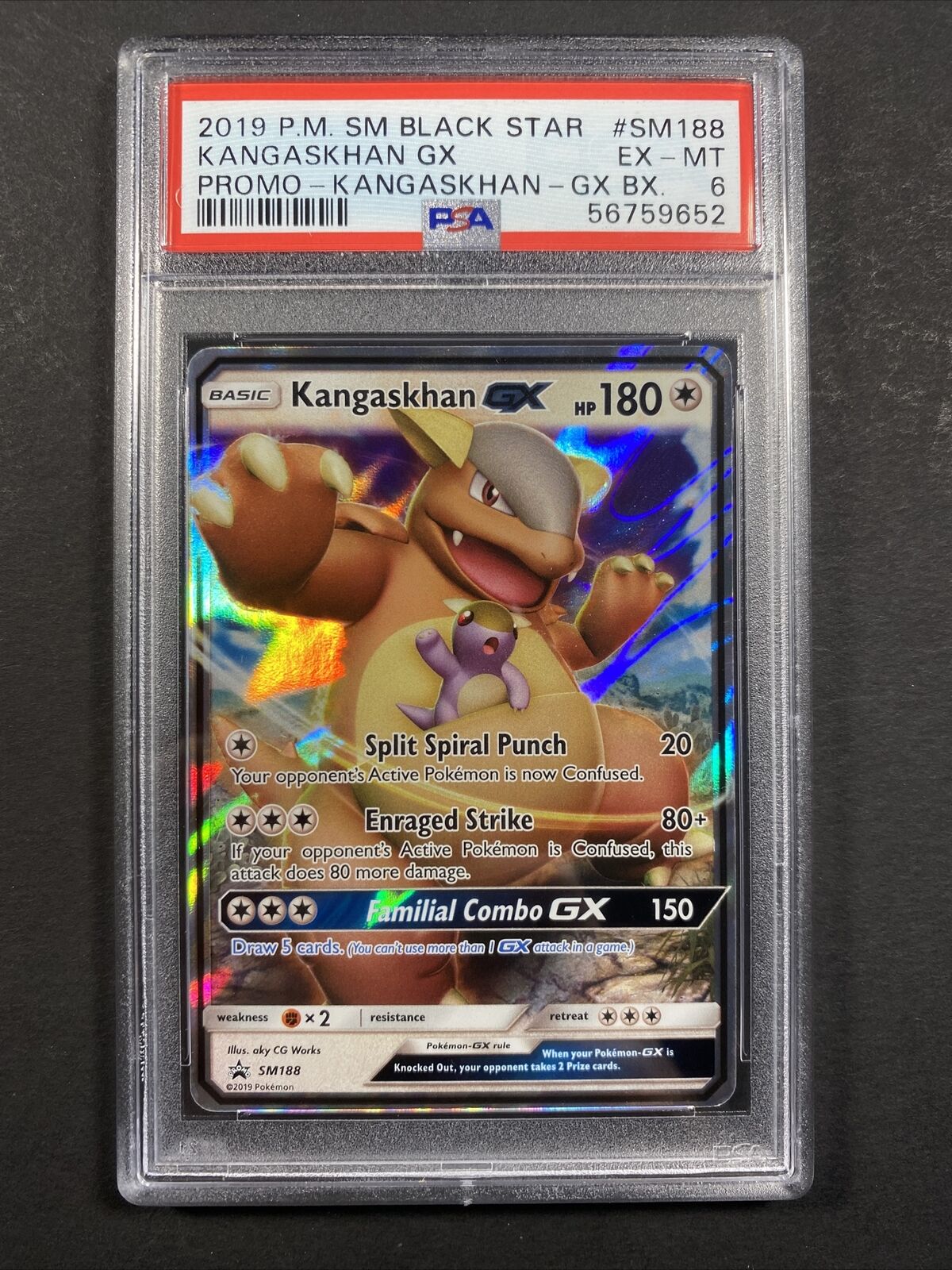 Kangaskhan GX SM188 Pokemon TCG Black Star Promo Ultra Rare NM