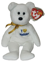 Ty Beanie Baby - I LOVE MISSISSIPPI the Bear (8.5 Inch) MWMTs Stuffed Animal Toy