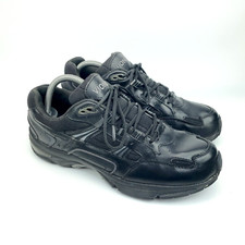 Vionic Walker Classic Black Leather Athletic Running Shoes Mens Size US 11.5
