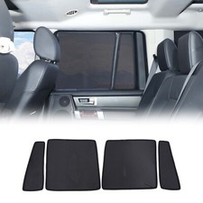 Black Rear Window Screen Sun Shade Mesh For Land Rover Discovery4 2010-2016