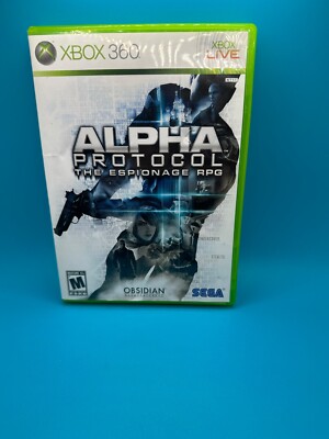 Alpha Protocol: The Espionage RPG  (Xbox 360, 2010) - Complete In Box CIB