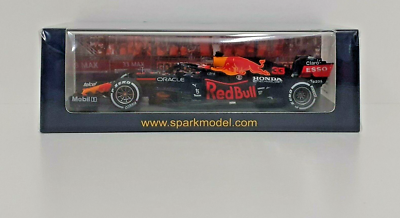 Model Car 1:43 SPARK F1 RED BULL HONDA RB16 VERSTAPPEN WINNER