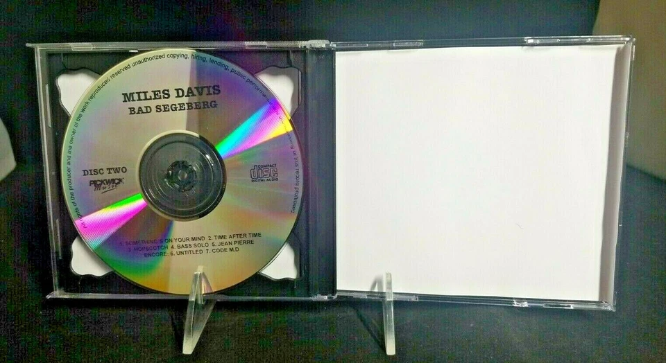 Miles Davis - Bad Segeberg: July 10, 1984 (CD) 2 Discs, Bluestone - Image 4 of 4