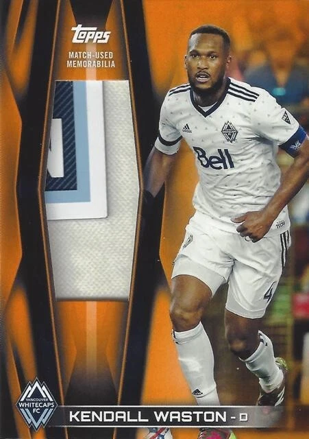 2018 Topps Major League Soccer Base Orange /25 Prallel 'Jumbo Relics Card' - MLS - Image 3 of 4
