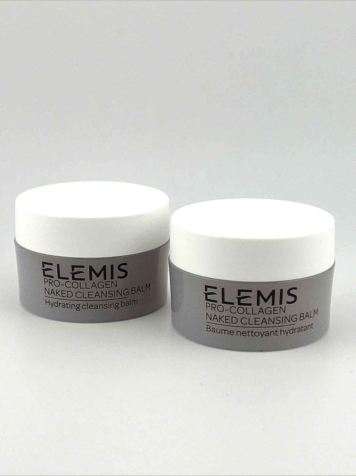 Elemis Pro-Collagen Naked Cleansing Balm 0.7oz Duo Set No Box New
