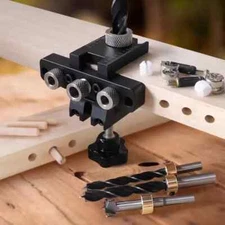 Precision Jig Dowel Cam Jig 3 In 1 Dowelling Jig Master Kit Wood Hole Drilling