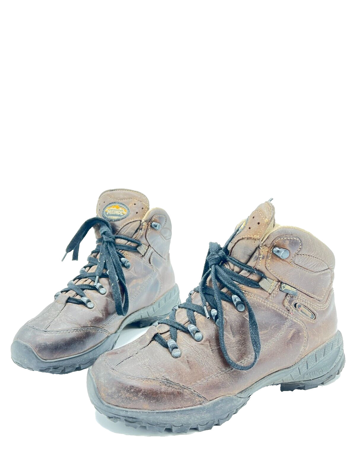 Meindl Stowe GTX Botas De Cuero Trekking Marrón Para Mujeres T.38 US.6,5 UK.5