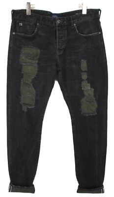 Scotch & Soda Ralston Jeans Herren Schlank W32/L32 Schaltfläche Schwarz