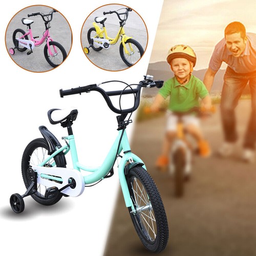 Kinderfahrrad 16 Zoll Jungen Mädchen Fahrrad ab 4-8 Jahre Kinder fahrräder Rad - Bild 1 von 32