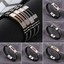 thumbnail 1 - Fashion Mens Stainless Steel Leather Bracelet Wristband Cuff Punk Bangle Jewelry