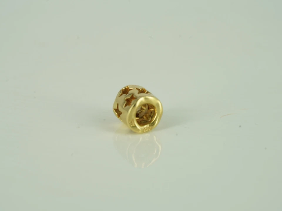PANDORA Charms 14K Gelbgold Trommel Sterne - Bild 3 von 3
